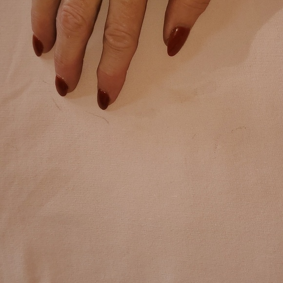 Bleu Bayou Long Slv Pink Tied Back & Sleeves Vneck Sz. XL Sweatshirt - Picture 8 of 11